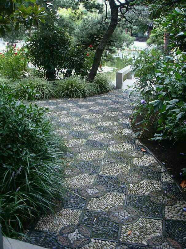 محوطه سازی با کفپوش پلیمری