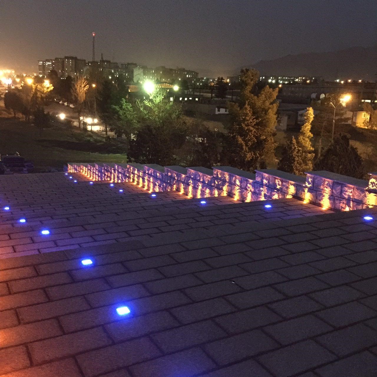 واش بتن نورانی یا LED