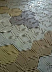 مشخصات ظاهری موزاییک پلیمری